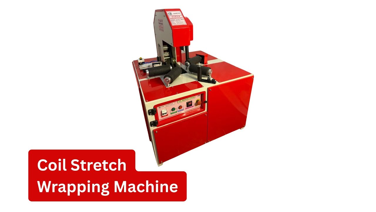 Coil Stretch Wrapping Machine for Hose Pipe Coils | Fast, Secure & Industrial Packaging