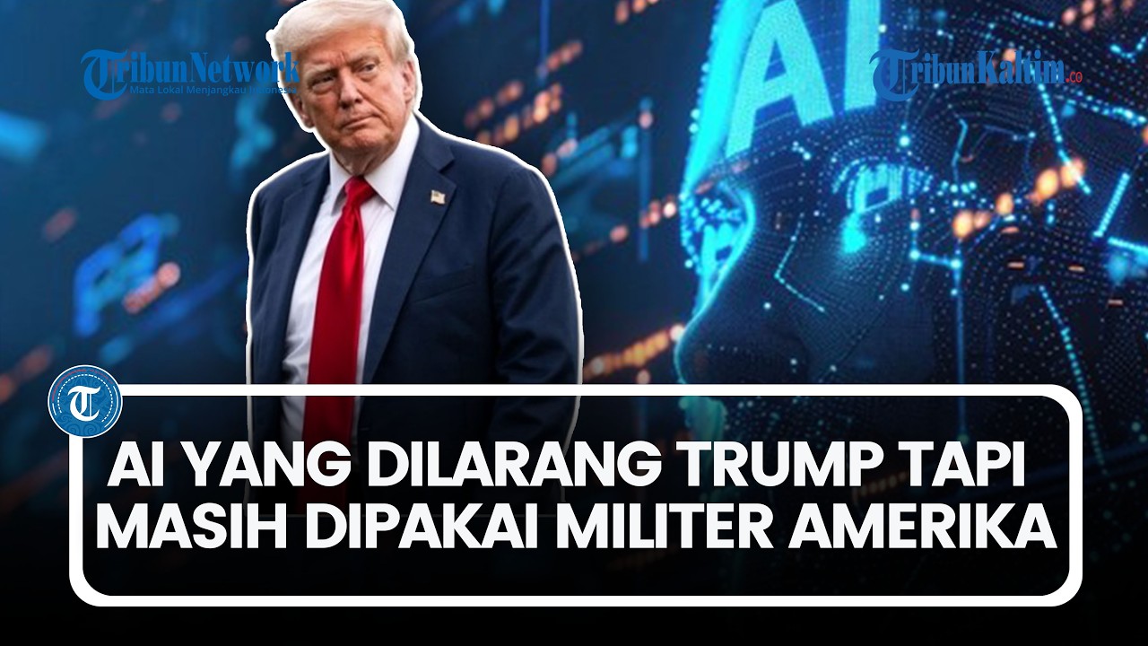 Ironi Perang! Trump Larang, Tapi Militer Amerika Masih Pakai AI Claude Saat Serang Iran