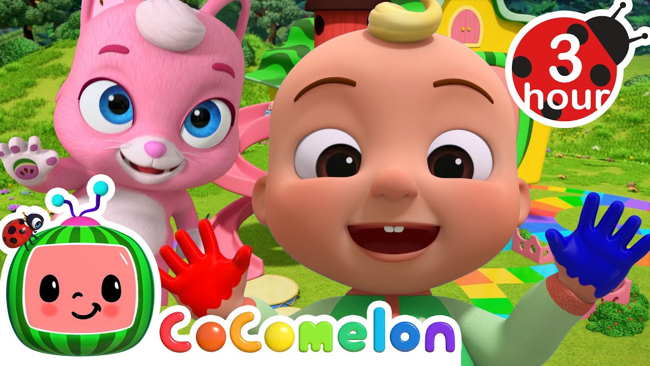 Give Us A Hi-Five Song + More | Cocomelon - Animal Time | Toddler Learning Cartoons