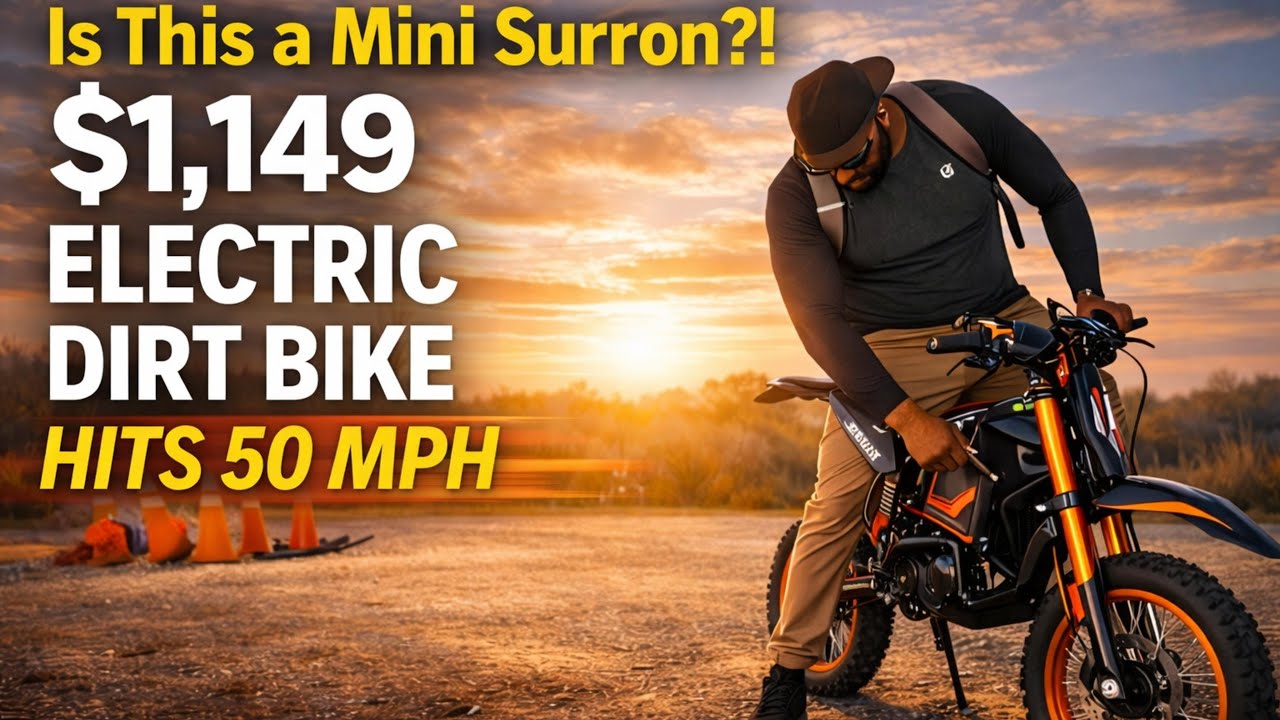 Is This a Mini Surron?! $1,149 Electric Dirt Bike Hits 50 MPH