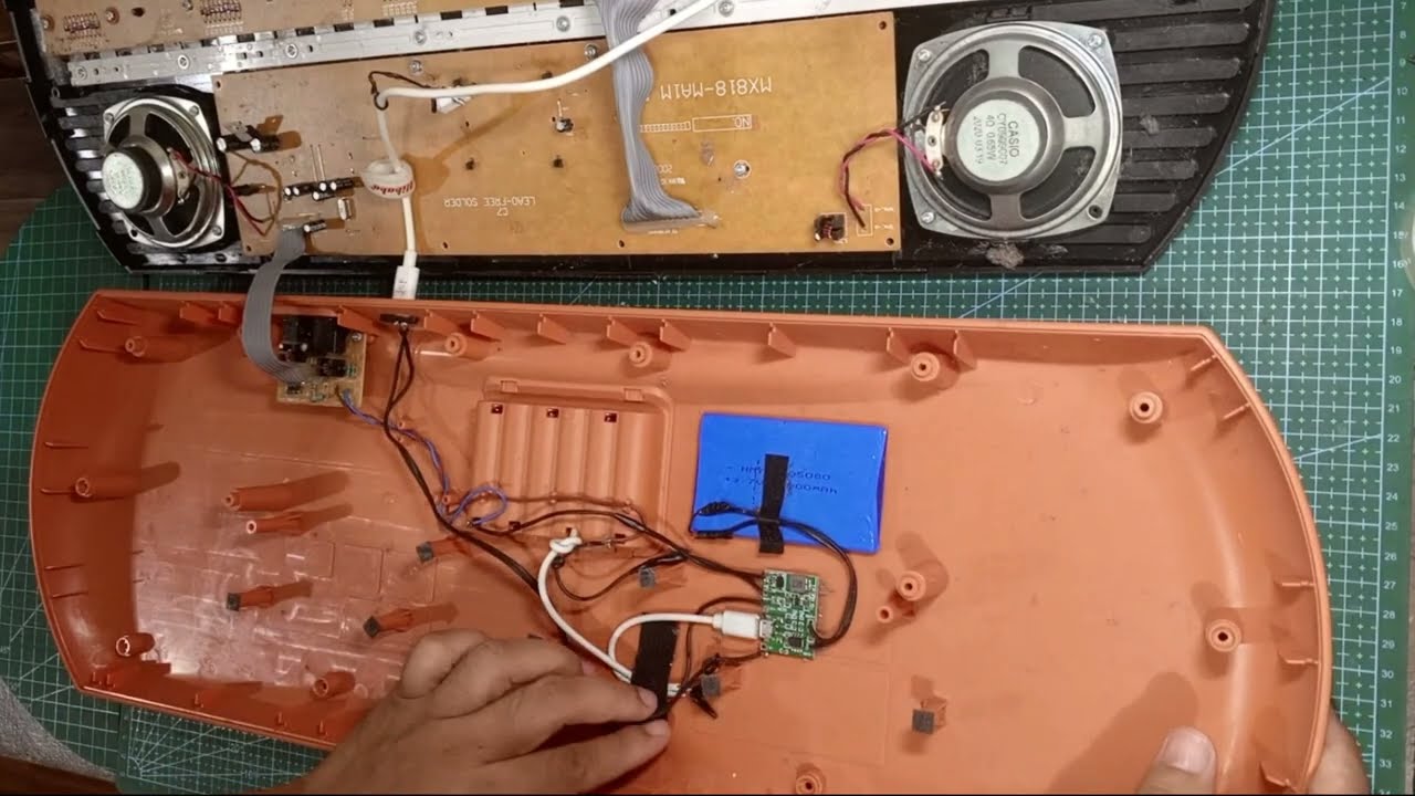 Upto 30 days battery LIFE! I made it RECHARGEABLE - Casio SA 76
