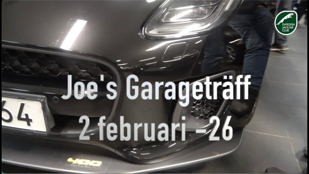 Joe's Garageträff 2 feb 2026