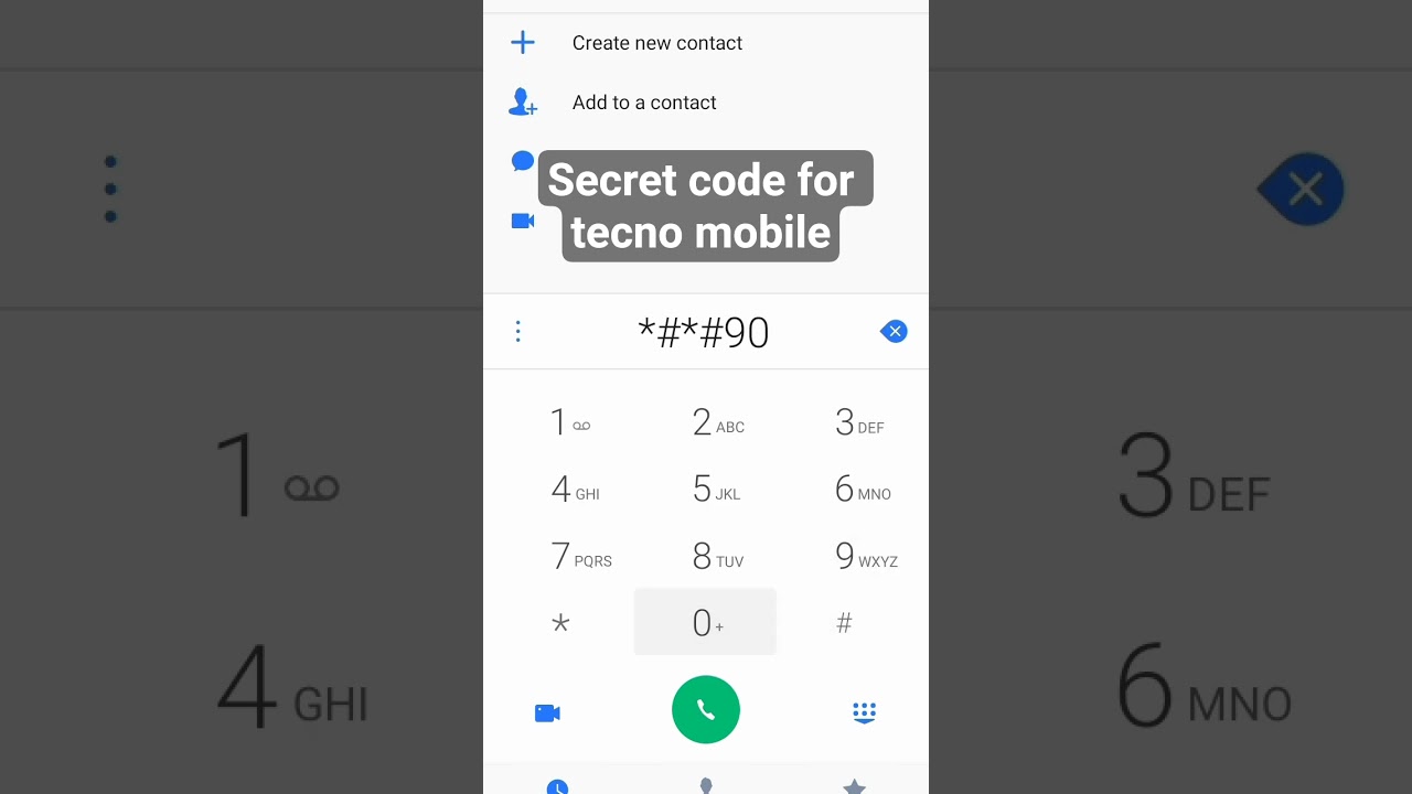 Secret code tecno mobile #educational #shorts