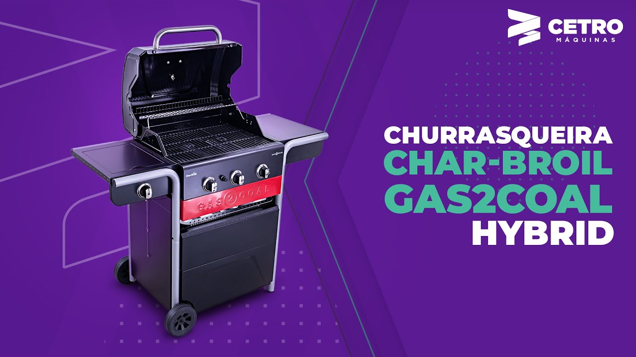 Churrasqueira CHAR-BROIL GAS2COAL HYBRID | Cetro