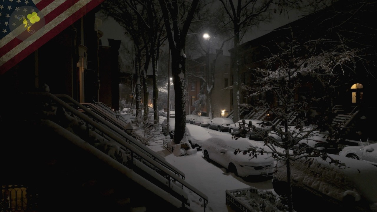 Walking Brooklyn in Heavy Snow: 5 AM Silent Streets of Park Slope