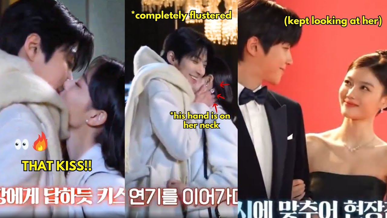 Hwang Inyeop kept staring at Yoojung too much, to the point the director had to stop him😂