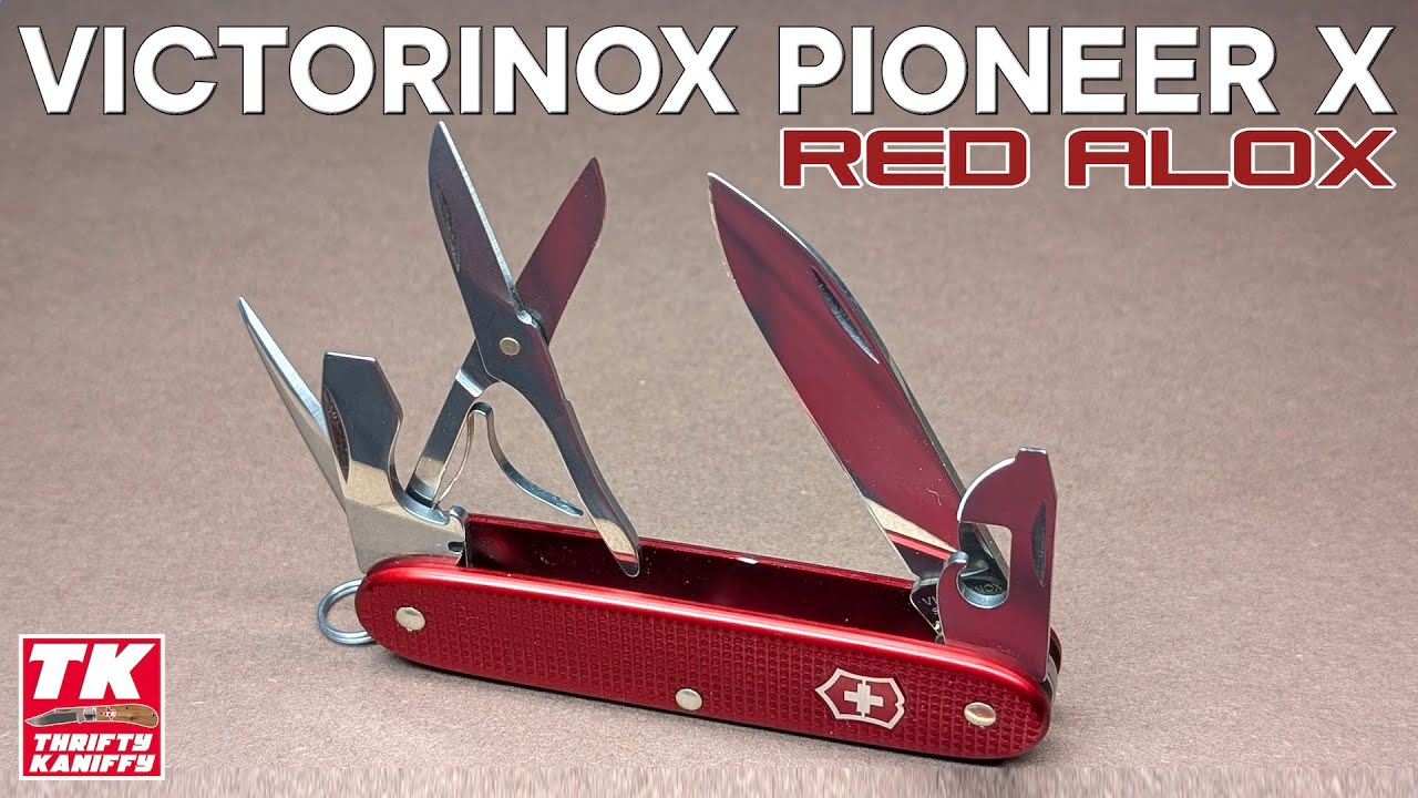 Victorinox Pioneer X Red Alox Swiss Army Pocket Knife