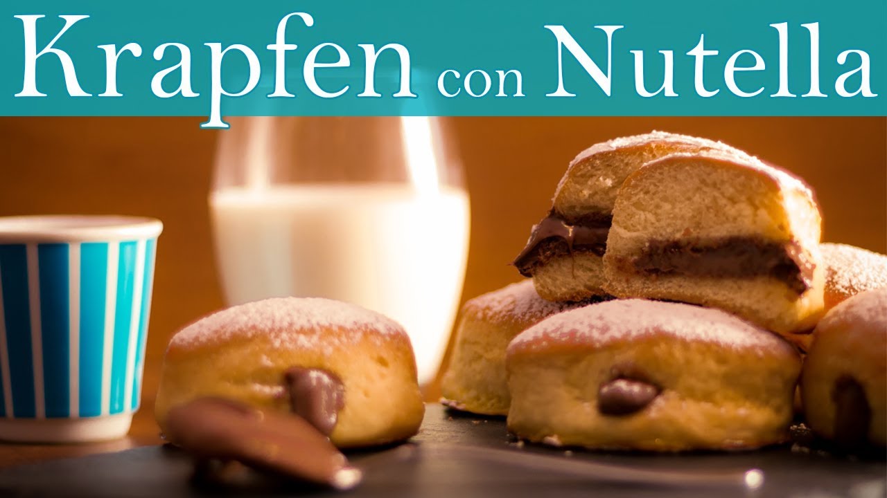 Krapfen al forno con Nutella