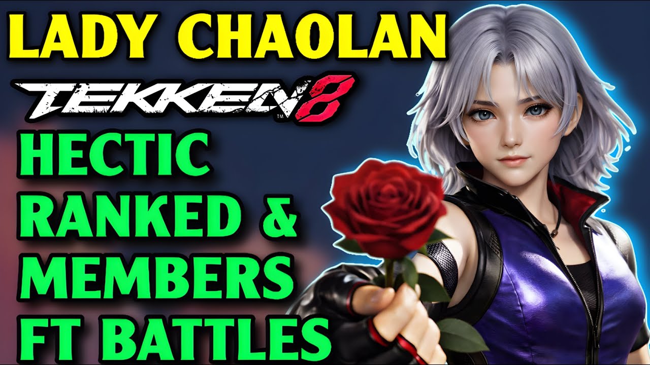 Lady Chaolan💜 Tekken 8 Ranked & Members FT⚔️| Lee Chaolan Live | #youtube #tekken8 #live #gaming