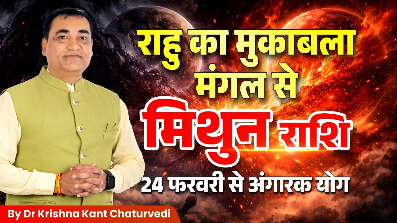 राहु का मुकाबला मंगल से – मिथुन (Mithun) Gemini राशि जानिए आपके जीवन मे इसका क्या प्रभाव होगा।