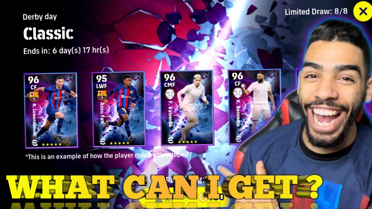 EL CLASSICO + ROMA DERBY DAY PACK OPENING + GAMEPLAY 🔥 eFootball 23 mobile