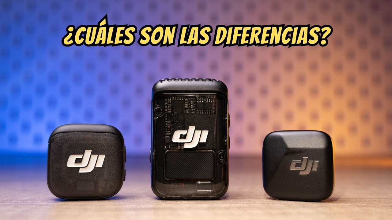 Difícil decisión... | Comparativa A FONDO DJI Mic mini vs Mic 2 vs Mic 3