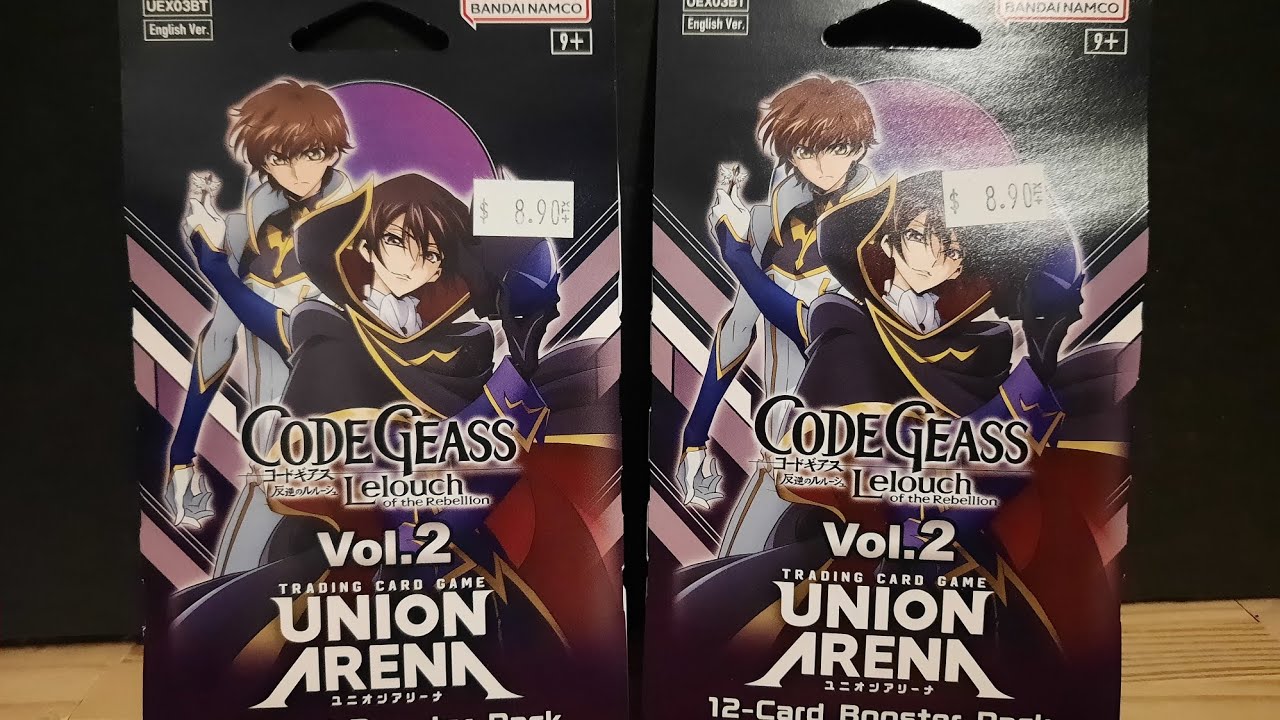 CODE GEASS TCG BOOSTER PACKS OPENING 