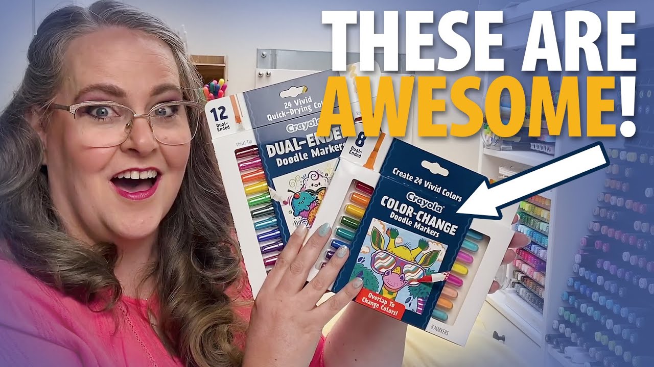 New CRAYOLA Markers! [2023 Crayola Doodle Markers Unboxing & Review]