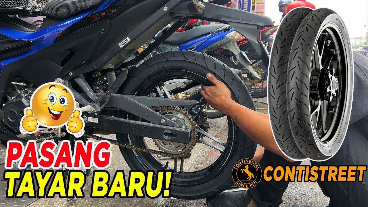 YAMAHA Y16ZR PAKAI TAYAR CONTINENTAL CONTISTREET