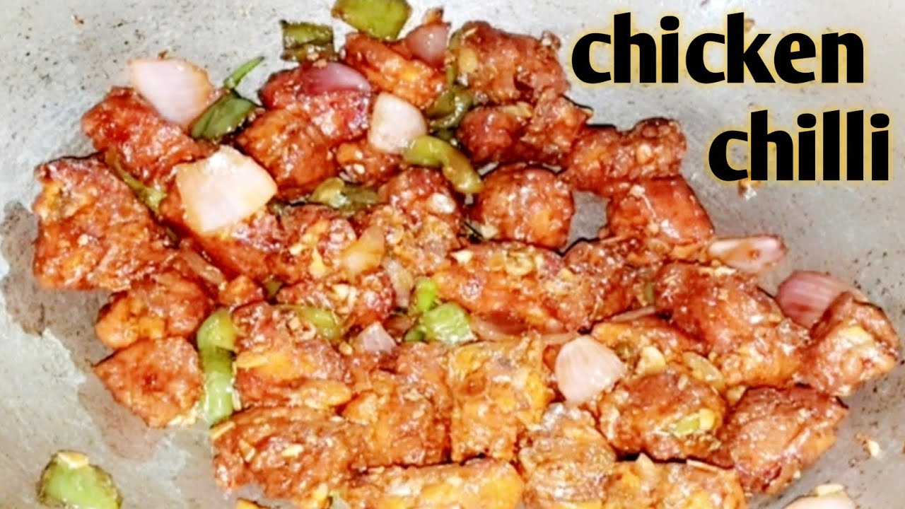 Crispy Chicken Chilli Recipe | How To Make Chicken Chilli | Chicken Chilli kaise Banaen