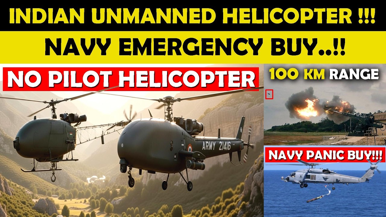 Indian Defence News:Unmanned Chopper,100km Artillery,Rafale Weapon Freedom,MH-60R Helicopter Order!!