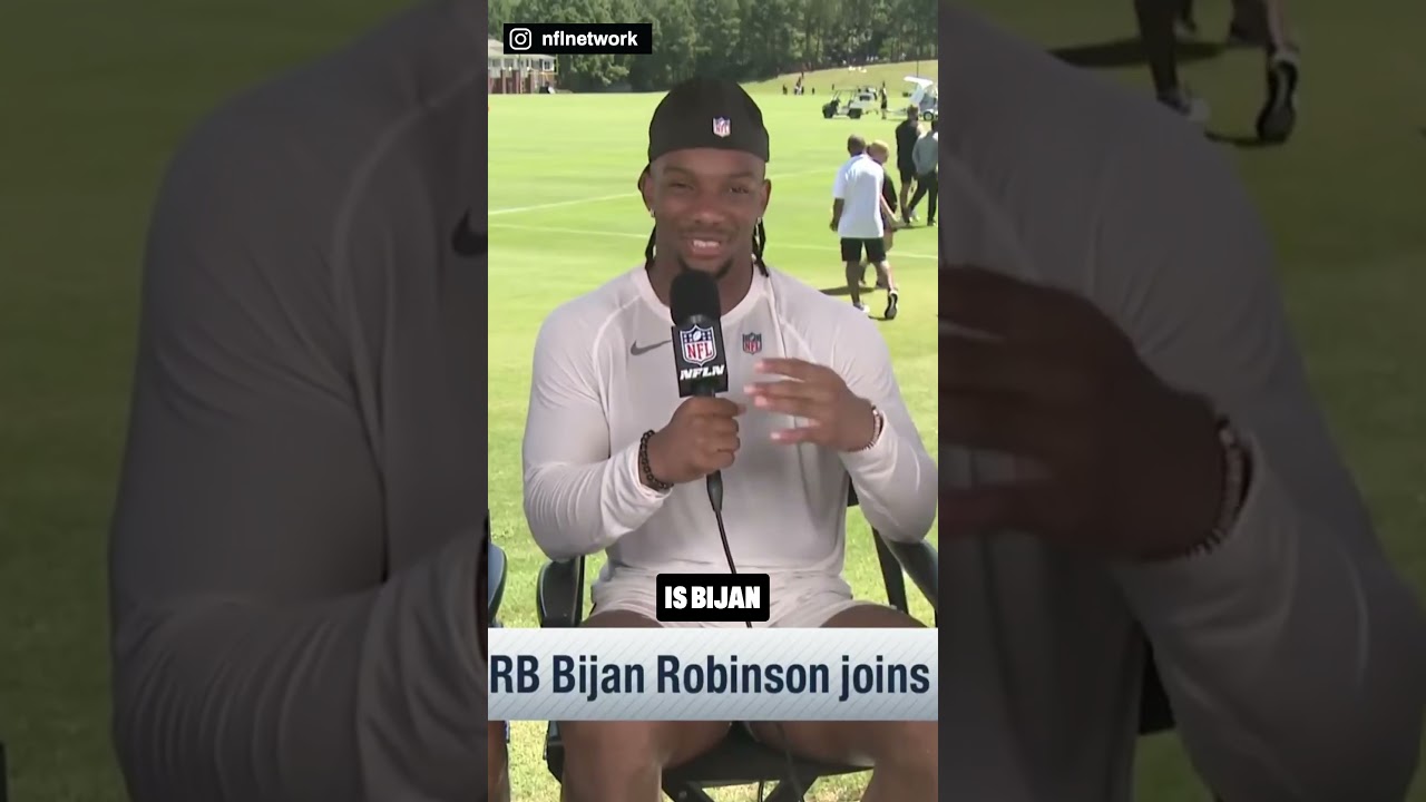 Bijan Robinson sets the record straight on the pronunciation of his name 🗣️