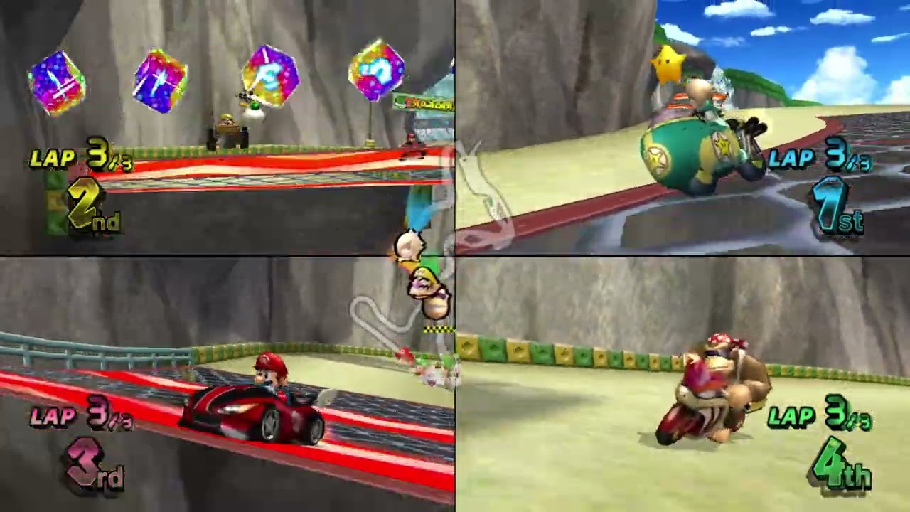 Mario Kart Wii ✦ 4 Players #437 Star Cup Mirror