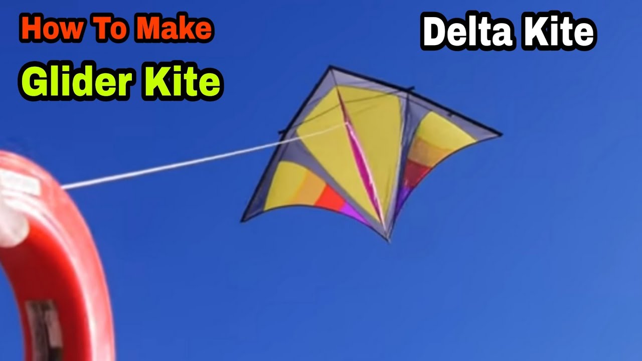 How To Make a Kite | Delta Kite | How To Make a Glider Kite | DIY Glider Kite | Science Project