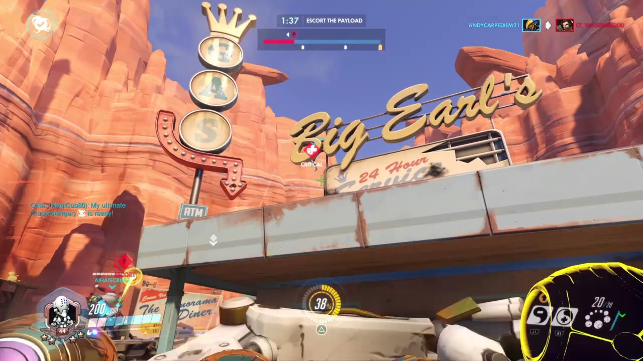 Zenyatta - Route 66 Attack (TJALS19 gets Sombra Pixel)