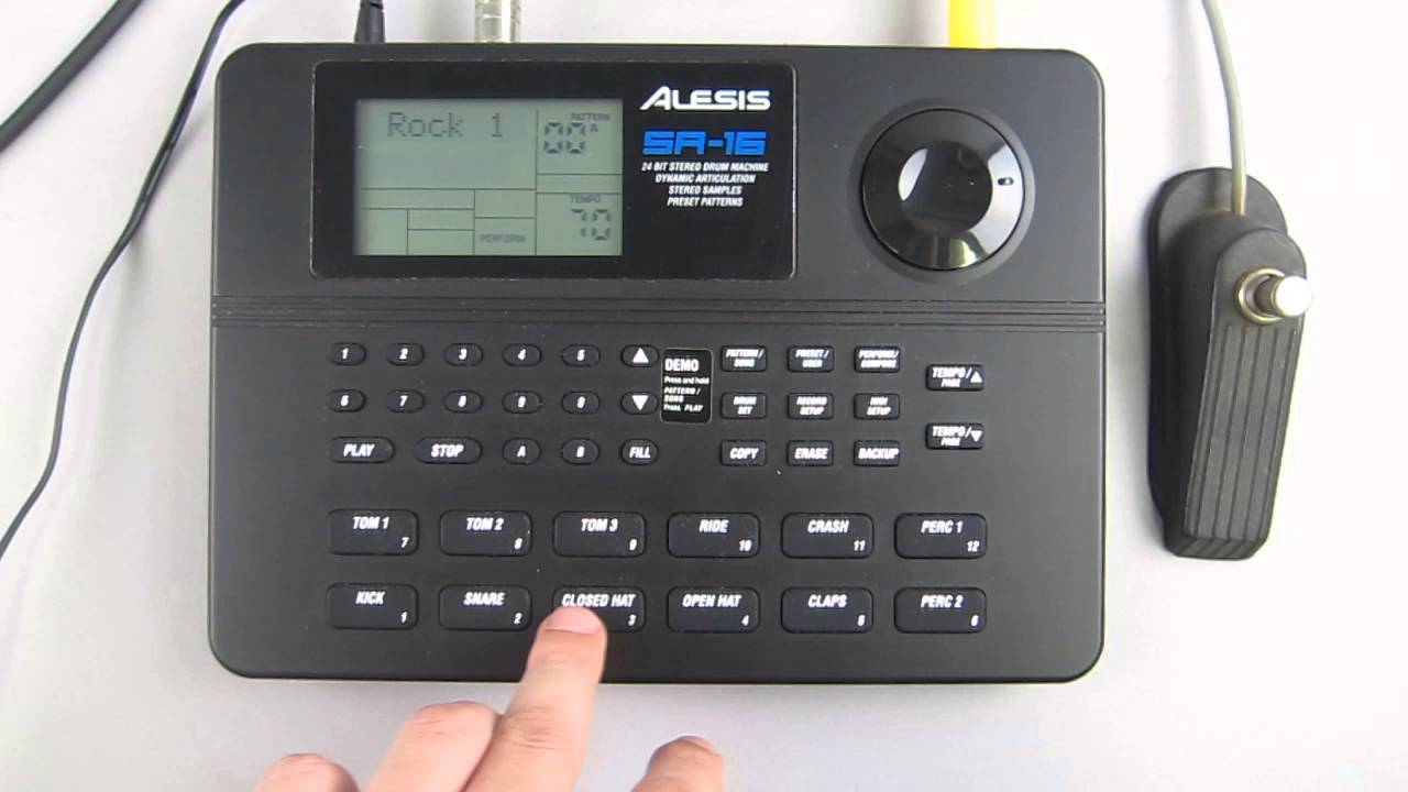 Alesis Digital Drum Machine MIDI DR-16