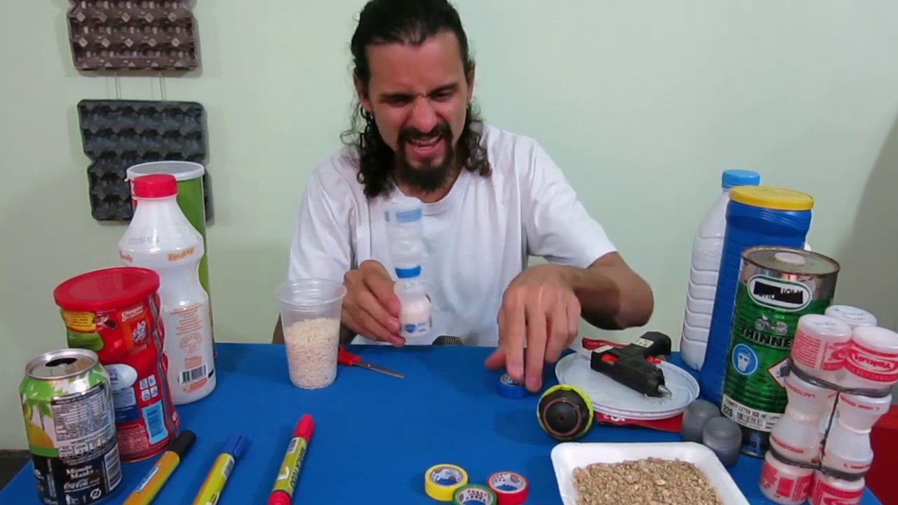 Aula on line 1 – Construção de Instrumento Musical Ganzá com Material Reciclável e Musicalização