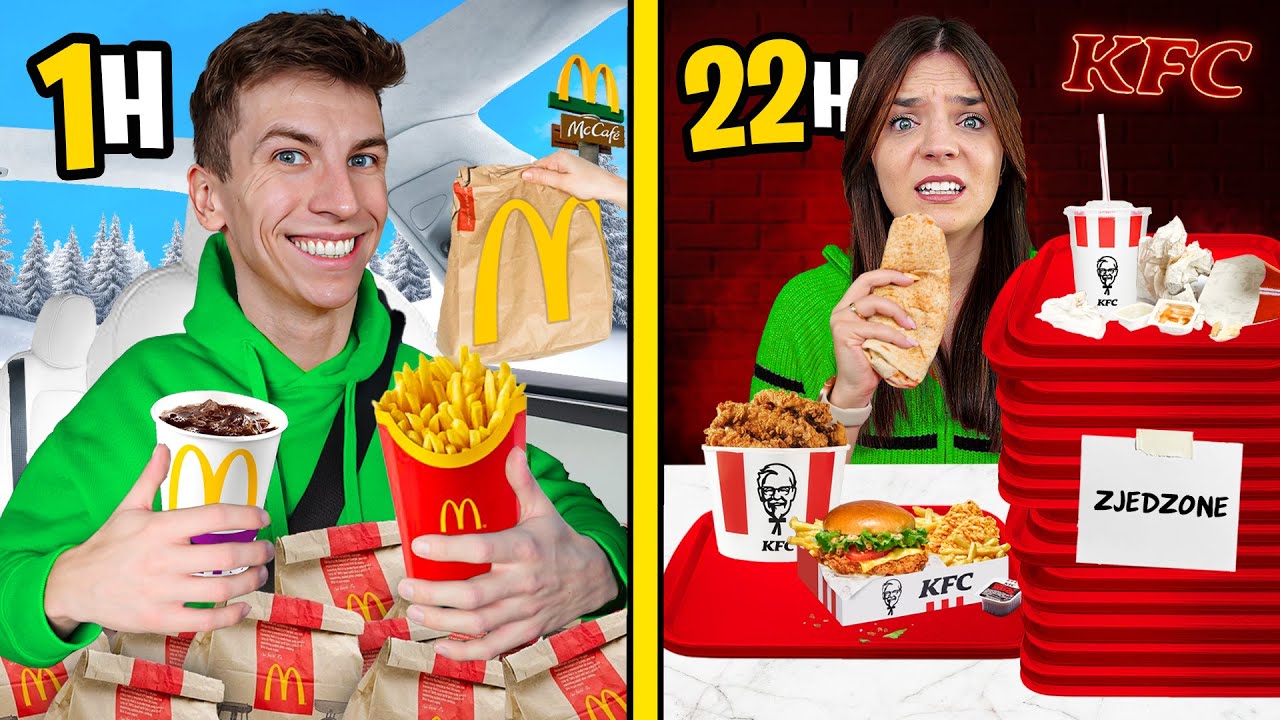 KTO ZJE WIĘCEJ SWOJEGO FAST FOOD'A w 24H WYGRYWA!