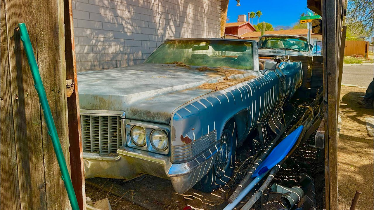 1970 Cadillac convertible Buried for 20 Years Will it Run & Drive ?
