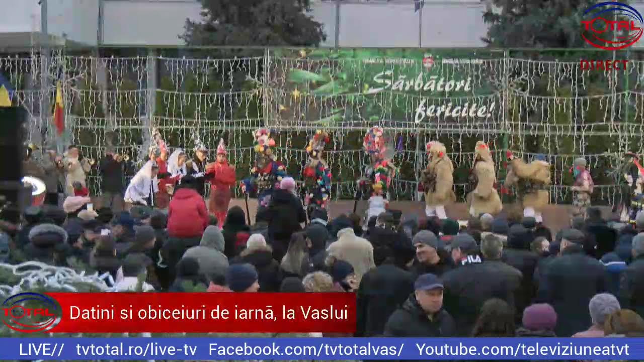 LIVE//Festivalul de datini si obiceiuri de iarna
