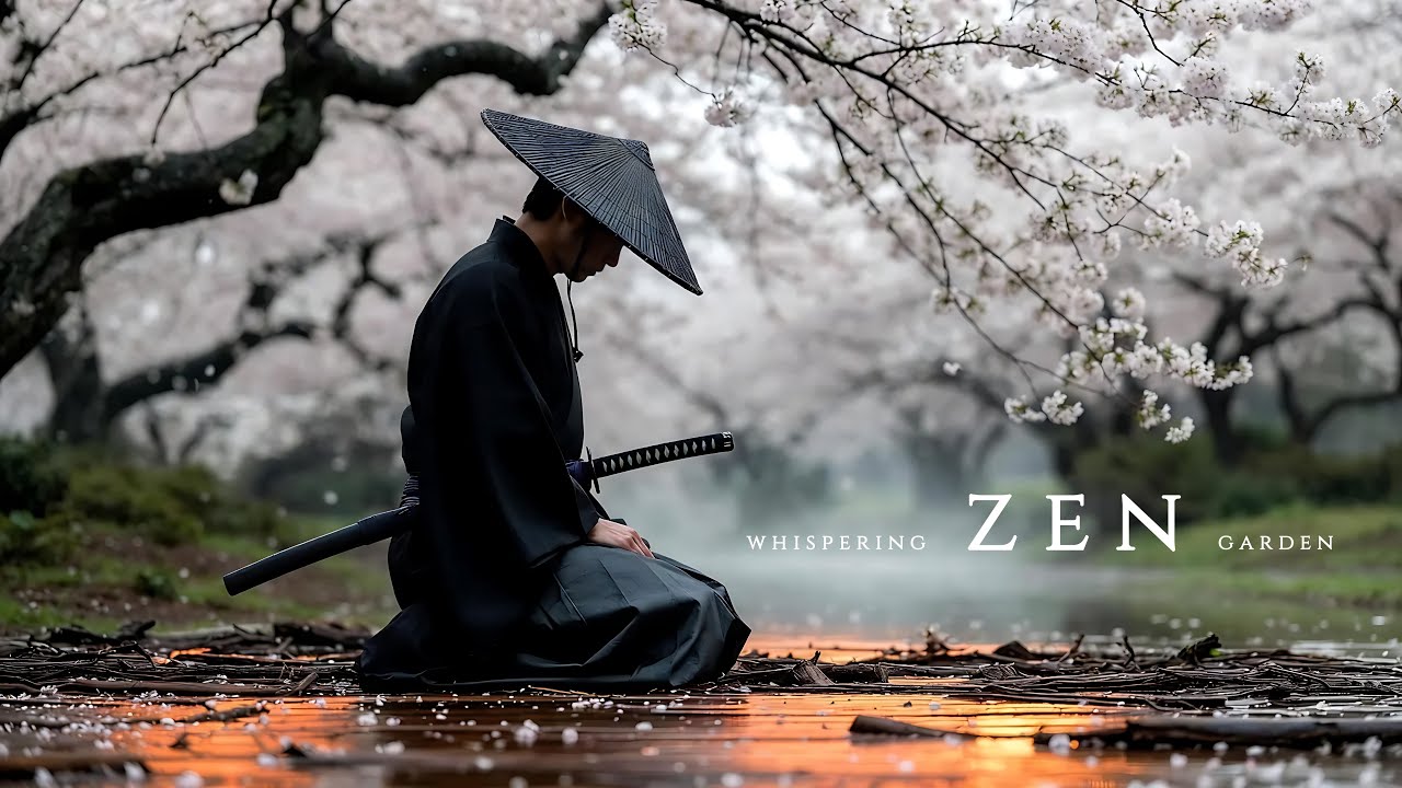 Whispering Zen Garden – Japanese Calm Ambience & Cinematic Meditation Soundscape (4K)