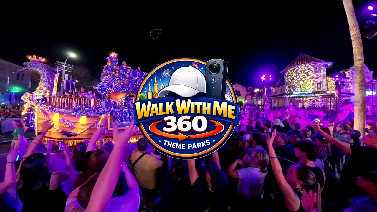 Universal Studios - Mardi Gras 2026 - Parade | POV in 360° 4K | VR