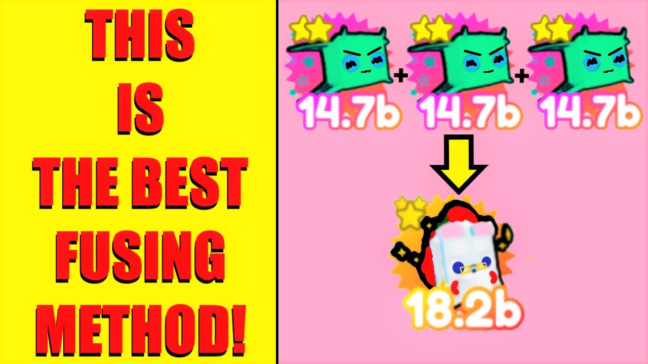 THIS IS THE BEST FUSING METHOD! Pet Simulator X (Roblox)