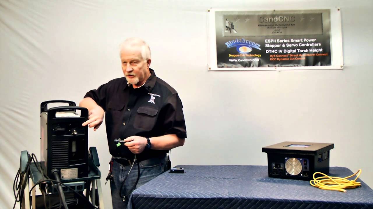 Connecting the DTHC  Torch Height Control  to a  PowerMax Hypertherm