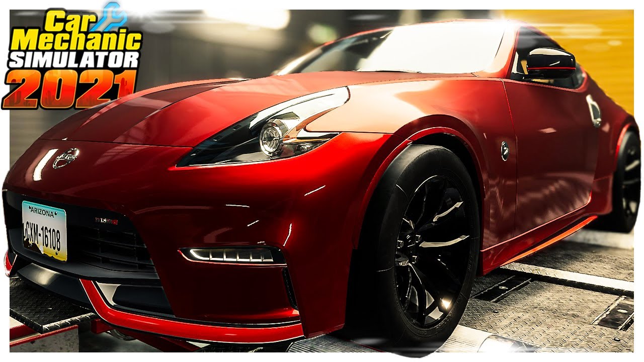 MONSTER Midnight Red Nissan 370z Restoration // Car Mechanic Simulator 2021 Gameplay