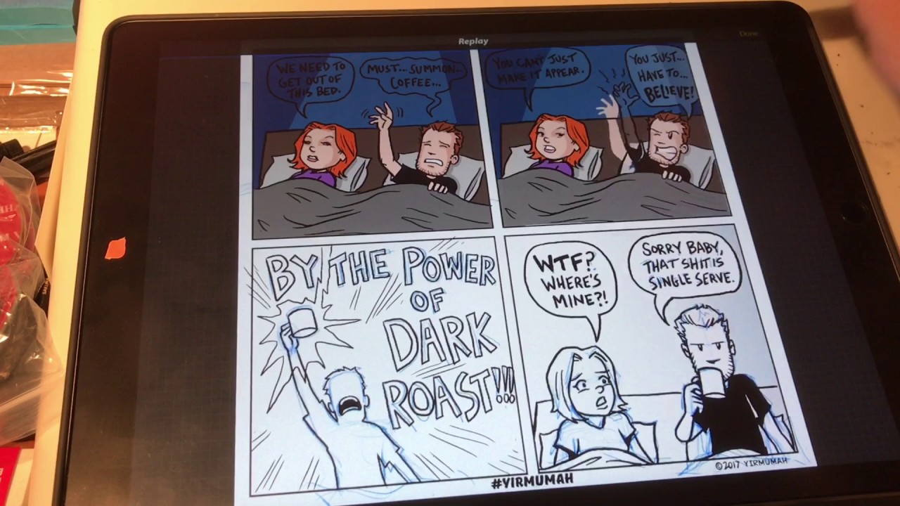 Making Comics With IPad Pro, Apple Pencil And ProCreate App