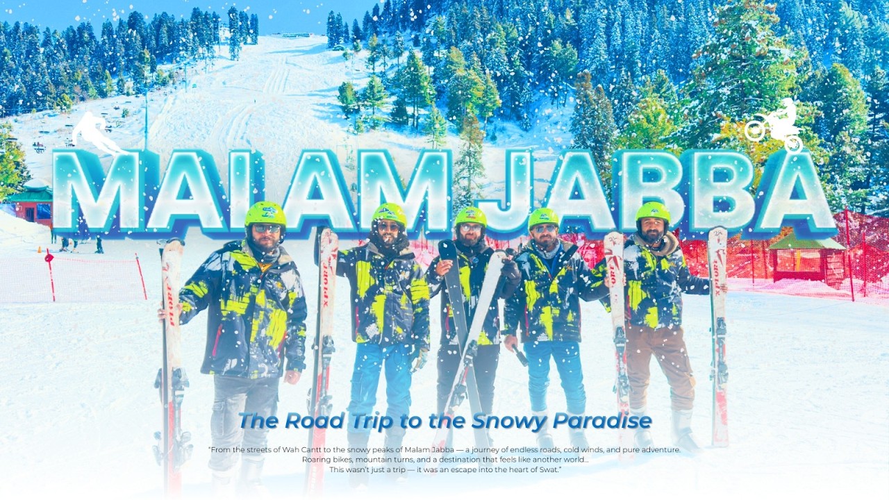 Malam Jabba Snow Ride | Bike Trip to Ski Resort | Travel Vlog