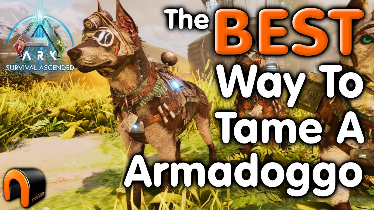 ARK ARMADOGGO Taming & Abilities!