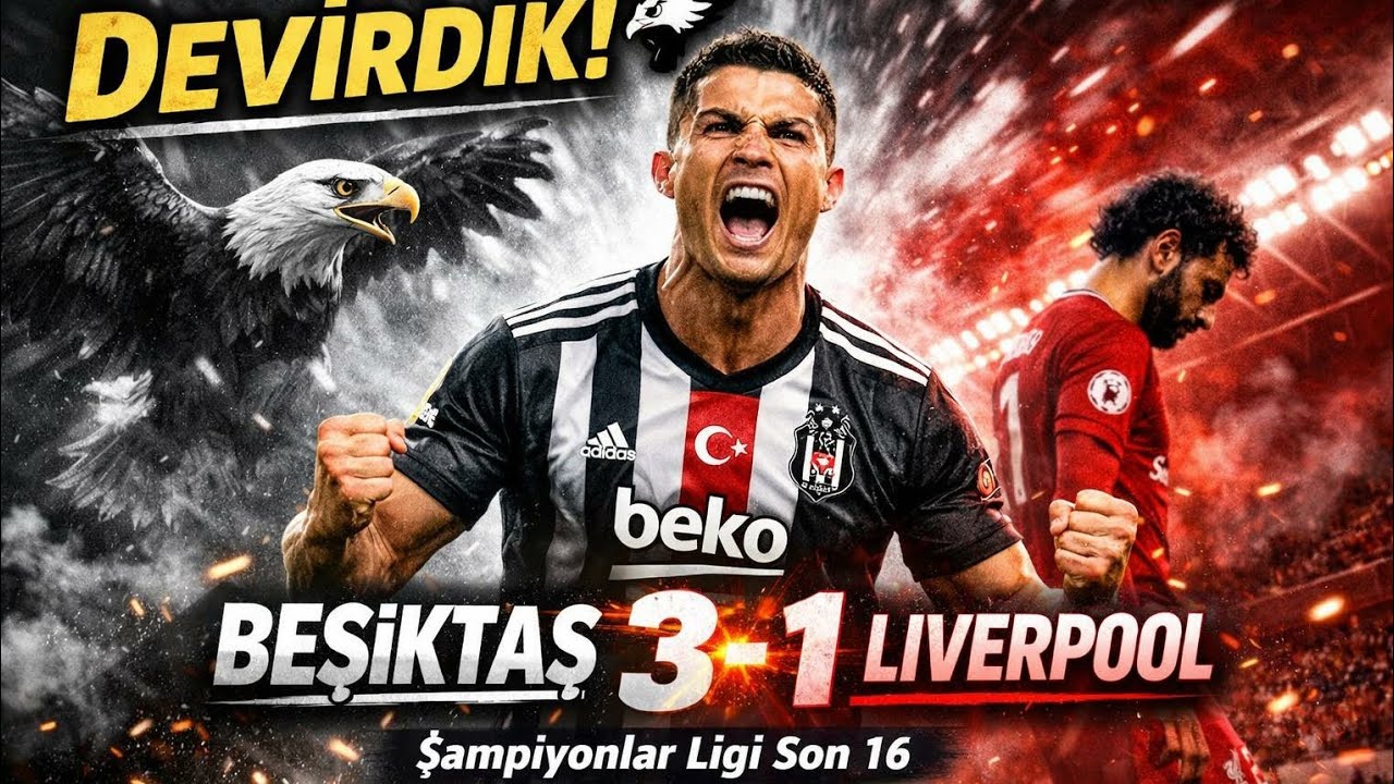 BEŞİKTAŞ LIVERPOOL’U DEVİRDİ! 🦅 | Şampiyonlar Ligi’nde 3-1’lik Tarihi Gece
