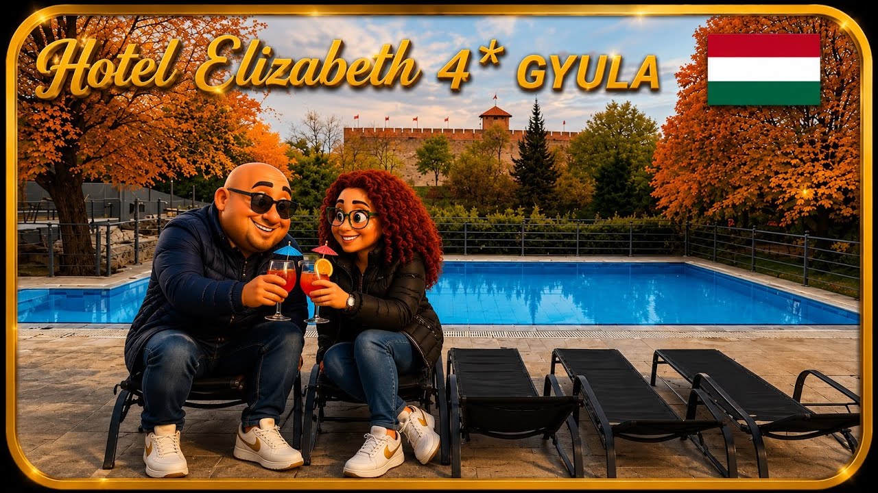 🇭🇺Elizabeth Hotel 4* -GYULA (Hungary)- Amazing panorama of Gyula Castle🏰- Full hotel tour, 2025 