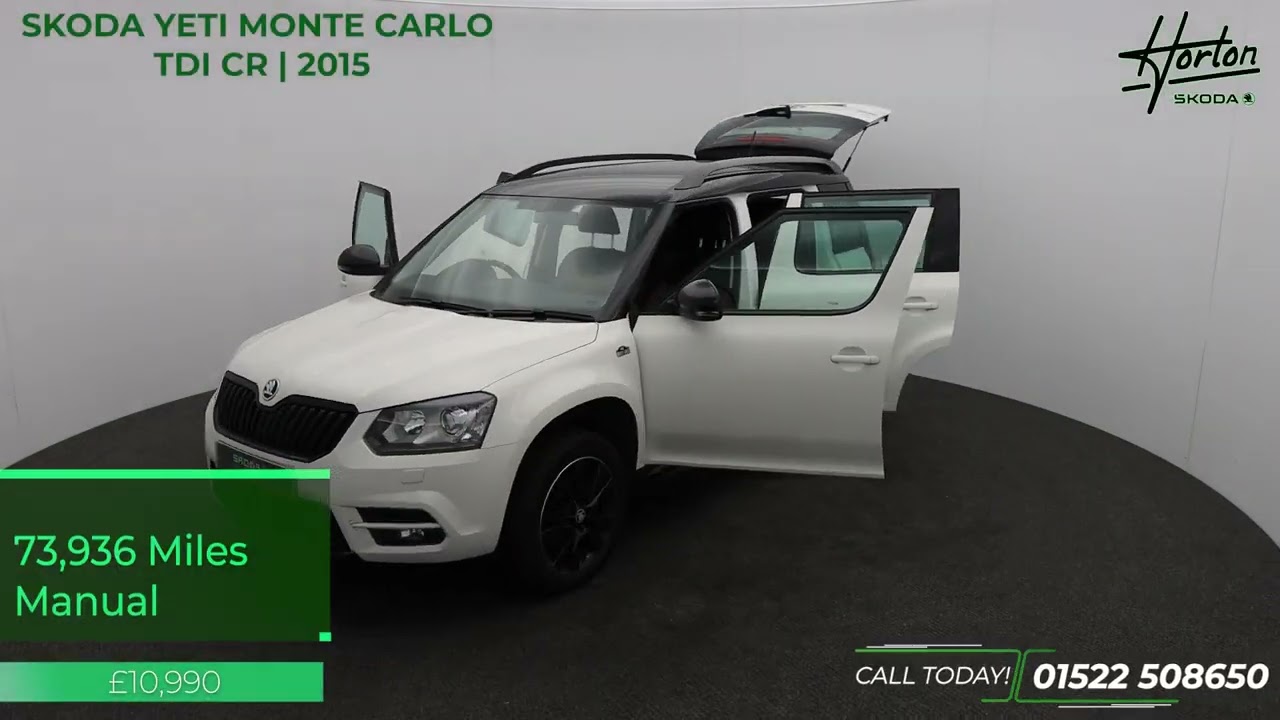 SKODA YETI MONTE CARLO TDI CR | 2015