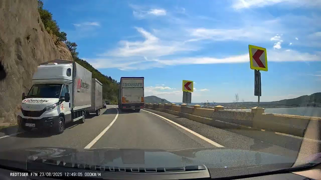 Romania. The National Road  ND6/E70. From Orsova to Drobeta-Turnu-Severin. 23.08.2025.
