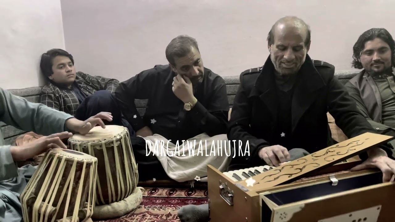 زه چې په تورو سترګو تور رانجه کړم پورې مورې Harmonium Instrumental Ustad Nazir Gul