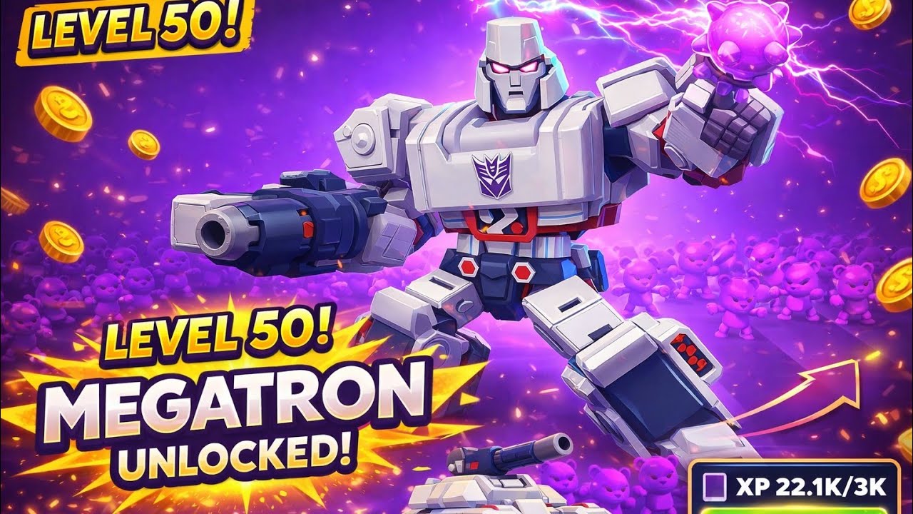 MEGATRON MAXX LEVEL ON ACTION BY MOB CONTROL. #viral #gaming #shortvideos 