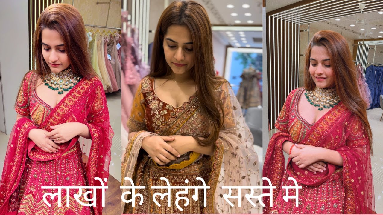 Rent Lehengas in Delhi | Laljees Lajpat Nagar | Bridal Non Bridal | Kiara Advani Alia Bhatt Style