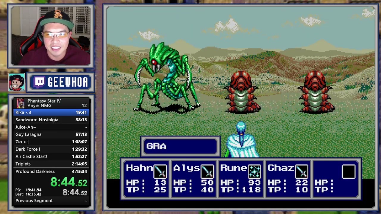 Phantasy Star IV Speedrun: ANY % NMG (Turbo Controller) - 03:51:11! New PB :D!
