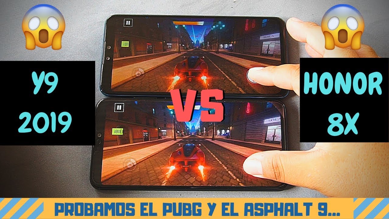 HONOR 8X VS Y9 2019│Test de VELOCIDAD, POTENCIA Y RENDIMIENTO