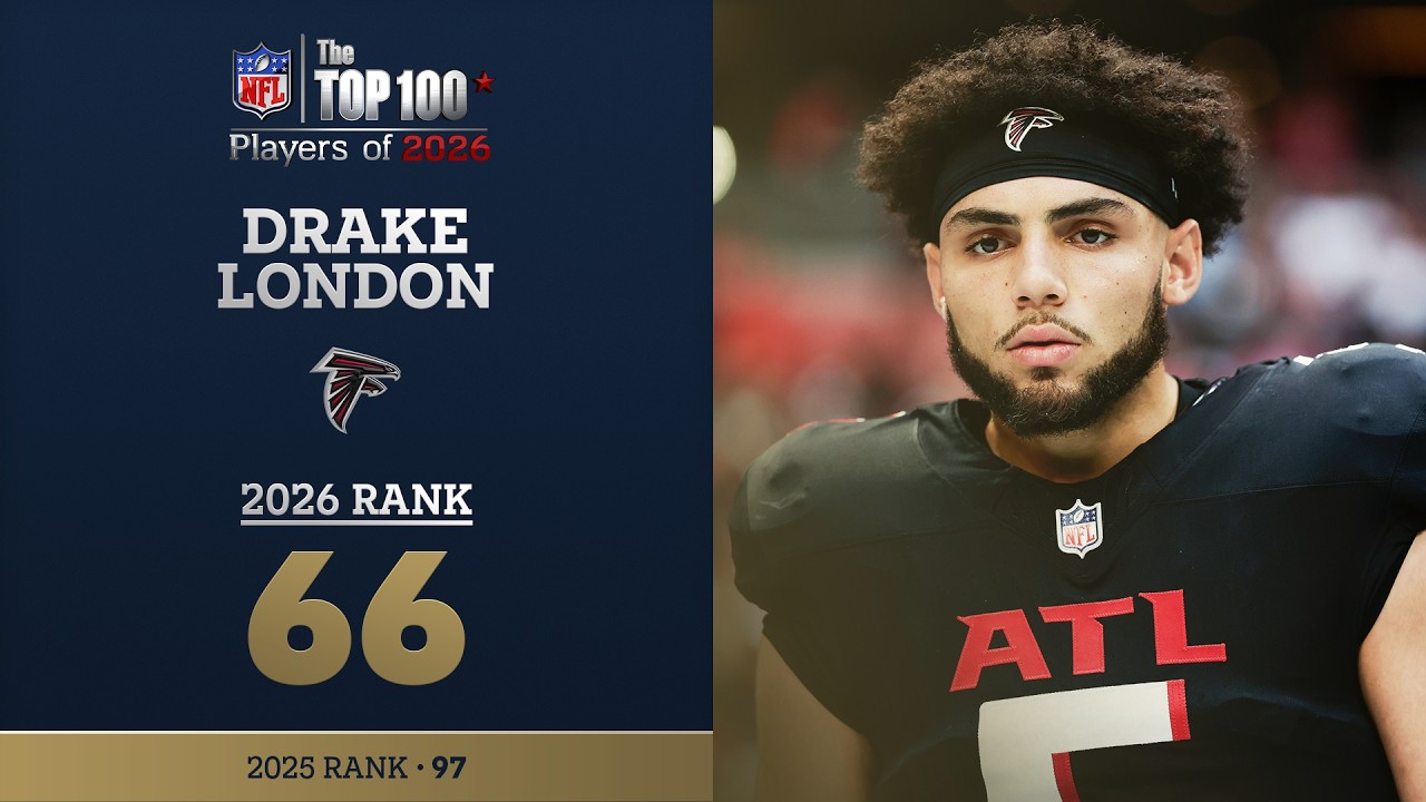 66: Drake London (WR, Falcons) | Top 100 Players of 2026