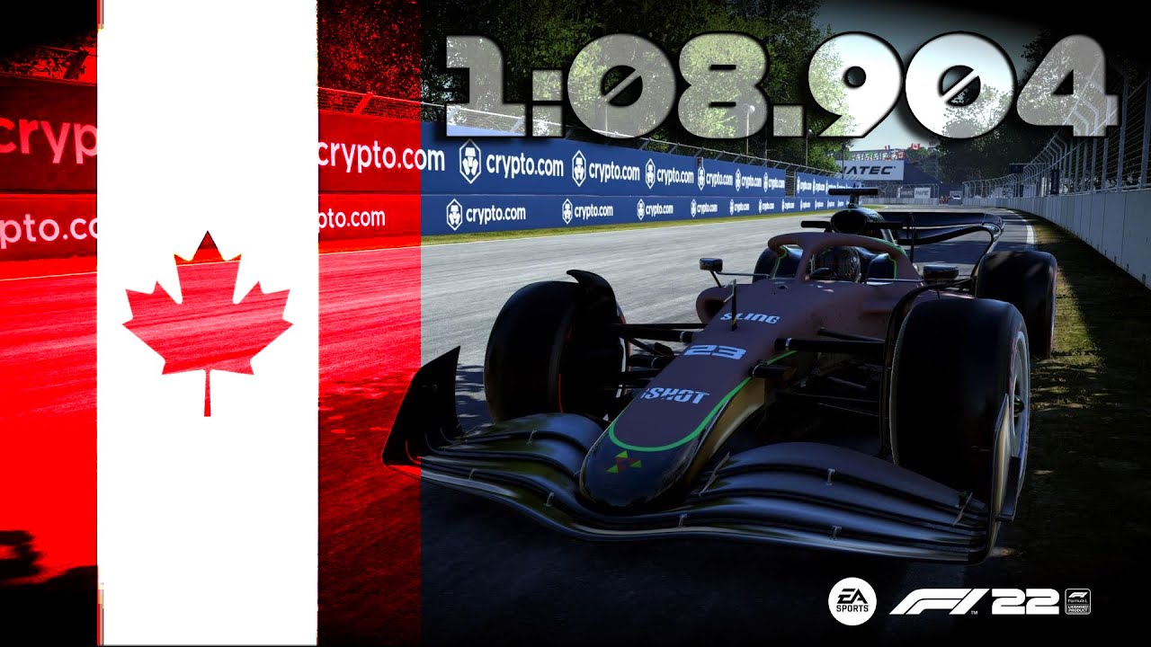 F1 22 Canada World Record & Setup (1:08.904)