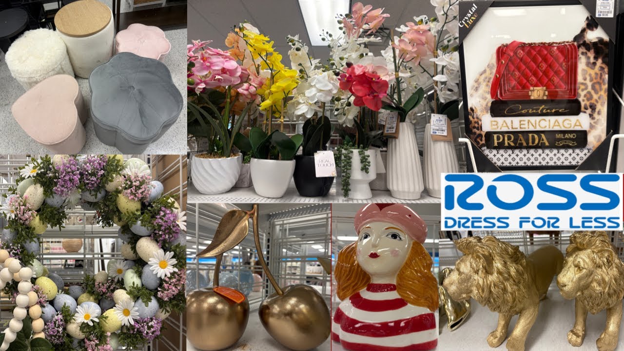 SHOP WITHME AT ROSS (valentines & Easter decor , furniture, wall arts, bathroom needs, curtains)